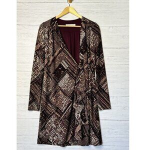 Trina Turk Dress Womens Size Small/Medium Geometric True Wrap Contemporary
